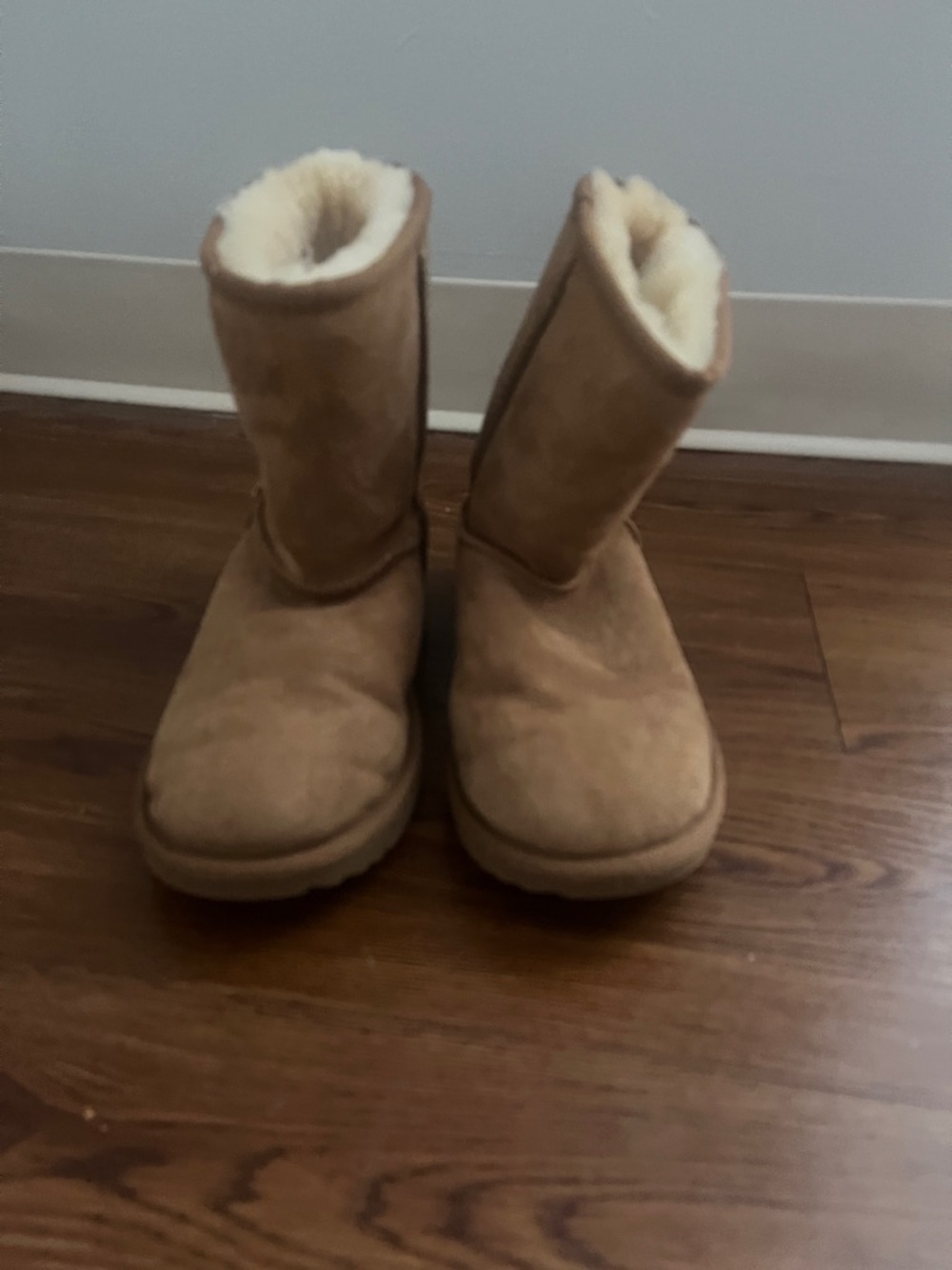 UGG Kids Classic Chestnut Shearling-Lined Boots